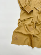 画像をギャラリービューアに読み込む, 織り出し丸華刺繍【四つ釦】