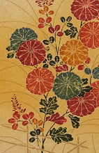 画像をギャラリービューアに読み込む, 押し花風花模様【四つ釦】