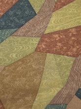 画像をギャラリービューアに読み込む, 流水地紋に石畳模様【L・化繊】