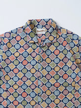 画像をギャラリービューアに読み込む, 格子囲みの松竹梅模様【L・化繊】