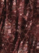 画像をギャラリービューアに読み込む, 雪輪模様籠目橘花模様【化繊】