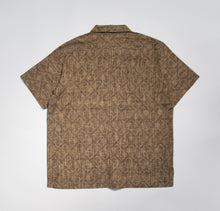 画像をギャラリービューアに読み込む, 幾何学模様織り出し手織り紬着物【L】