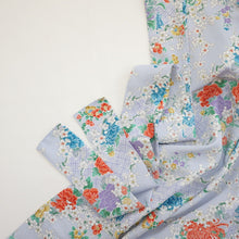 画像をギャラリービューアに読み込む, 梅に草花模様【タックラップスカート】