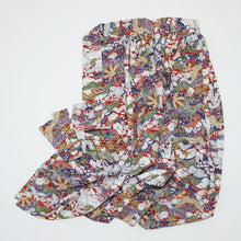 画像をギャラリービューアに読み込む, 源氏車に花模様【ギャザーラップスカート】