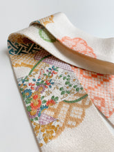 画像をギャラリービューアに読み込む, 巻物い雲・花古典柄模様【短】