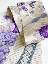 画像をギャラリービューアに読み込む, 藤牡丹枝梅模様檜垣地紋【短】