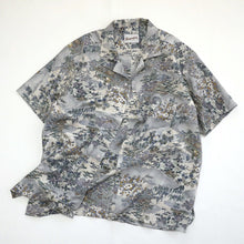 画像をギャラリービューアに読み込む, 雲波草花に家屋模様【L】(地紋あり)