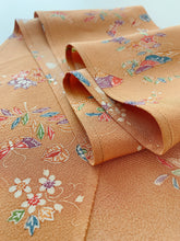 画像をギャラリービューアに読み込む, 扇に蝶花模様【長】