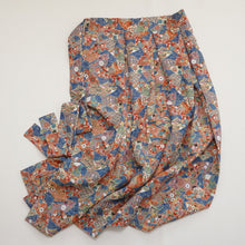 画像をギャラリービューアに読み込む, 地紙古典波模様【タックラップスカート】