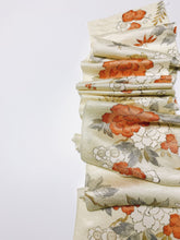 画像をギャラリービューアに読み込む, 牡丹・梅・笹模様に流水地紋【ギャザーラップスカート】