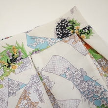 画像をギャラリービューアに読み込む, 短冊に花丸紋模様【タックラプスカート】