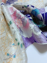 画像をギャラリービューアに読み込む, 洋花模様紗綾型地紋【ギャザーラップスカート】