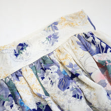 画像をギャラリービューアに読み込む, 洋花模様紗綾型地紋【ギャザーラップスカート】