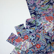 画像をギャラリービューアに読み込む, 型染め松竹梅花鳥模様【タックラップスカート】