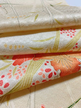 画像をギャラリービューアに読み込む, 紅葉に牡丹模様七宝地紋【ギャザーラップスカート】