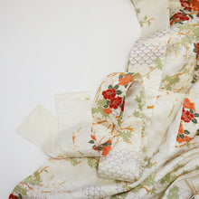 画像をギャラリービューアに読み込む, 金彩楓枝梅模様【タックラップスカート】