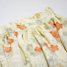 画像をギャラリービューアに読み込む, 牡丹・梅・笹模様に流水地紋【ギャザーラップスカート】
