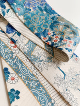 画像をギャラリービューアに読み込む, 花車に梅菊牡丹模様【短】