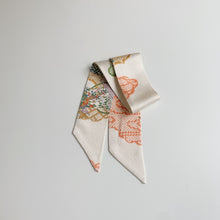 画像をギャラリービューアに読み込む, 巻物い雲・花古典柄模様【短】