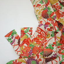 画像をギャラリービューアに読み込む, 大花型染め縮緬【ギャザーラップスカート】