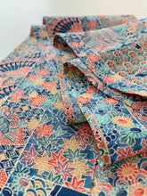 画像をギャラリービューアに読み込む, 御所車に扇草花模様【長】