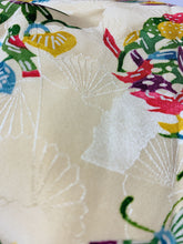 画像をギャラリービューアに読み込む, 蝶に鹿花鳥模様【ギャザーラップスカート】