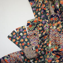 画像をギャラリービューアに読み込む, 古典模様花づくし流水地紋【ギャザーラップスカート】