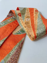 画像をギャラリービューアに読み込む, 金彩熨斗に花古典模様①【短】