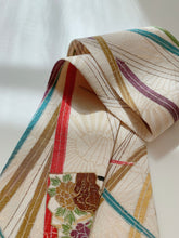 画像をギャラリービューアに読み込む, 金通し桧扇牡丹菊草模様【短より短】