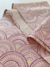 画像をギャラリービューアに読み込む, 幾何学点青海波【長】