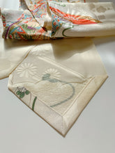 画像をギャラリービューアに読み込む, 暈し御所車に花模様総柄地紋【長】