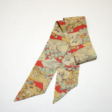 画像をギャラリービューアに読み込む, 地紙に草花模様