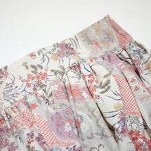 画像をギャラリービューアに読み込む, 道長取りに草花模様【ギャザーラップスカート】