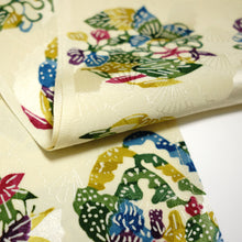 画像をギャラリービューアに読み込む, 蝶に鹿花鳥模様【長】