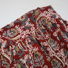 画像をギャラリービューアに読み込む, 花更紗模様【ギャザーラップスカート】