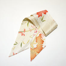 画像をギャラリービューアに読み込む, 紅葉に牡丹模様七宝地紋【短】