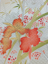 画像をギャラリービューアに読み込む, 紅葉に牡丹模様七宝地紋【ギャザーラップスカート】