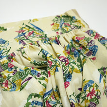 画像をギャラリービューアに読み込む, 蝶に鹿花鳥模様【ギャザーラップスカート】