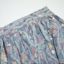 画像をギャラリービューアに読み込む, 立涌に椿梅秋草模様【ギャザーラップスカート】