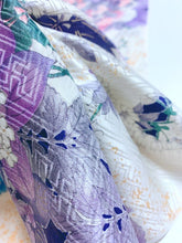 画像をギャラリービューアに読み込む, 洋花模様紗綾型地紋【ギャザーラップスカート】