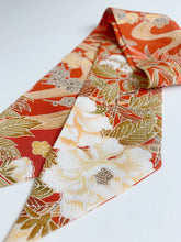 画像をギャラリービューアに読み込む, 縮緬菊牡丹笹梅に楓模様 ①【短】