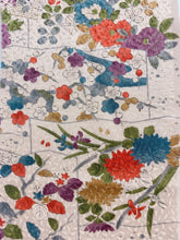 画像をギャラリービューアに読み込む, 尾長鶏に蝶花模様【M】(地紋あり)