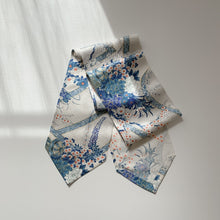 画像をギャラリービューアに読み込む, 花車に梅菊牡丹模様【長】