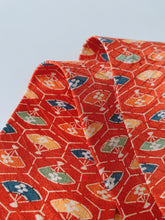 画像をギャラリービューアに読み込む, 亀甲に扇模様総地紋【短】