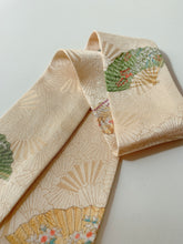 画像をギャラリービューアに読み込む, 金通し扇地紋模様【短より短】