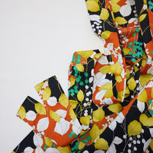 画像をギャラリービューアに読み込む, 木の葉と実模様【ギャザーラップスカート】