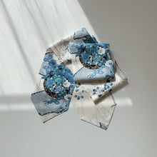 画像をギャラリービューアに読み込む, 花車に梅菊牡丹模様【長】