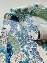 画像をギャラリービューアに読み込む, 橋に御所車菊梅楓模様【長】