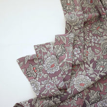 画像をギャラリービューアに読み込む, 縮緬地唐花模様暈し【ギャザーラップスカート】