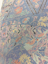 画像をギャラリービューアに読み込む, 縮緬幾何学取りに絵皿模様【ギャザーラップスカート】